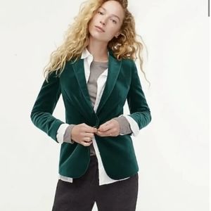 J Crew Parke Velvet Blazer NWOT size 10
